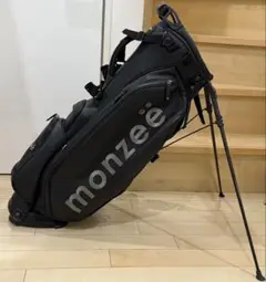 希少★monzee×ベゼル★コラボキャディバッグ スタンド付きブラック