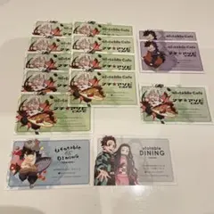 鬼滅 カフェ ダイニング ヒロマ ハナレ 名古屋 ショップカード 14枚