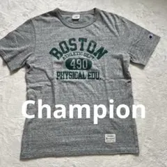 アメカジ Champion BOSTON Tシャツ グレー