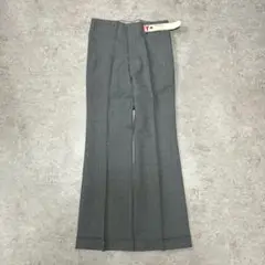 80〜90s フレアスラックス ストライプ ビンテージ アルミジップ