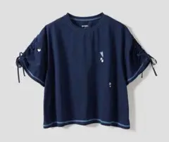 ローリングパンダズ　ギャザースリーブTシャツ