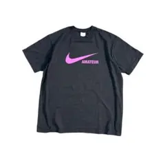 7SM3【NIKE】両面プリント　半袖Tシャツ　ブラック　M 古着used