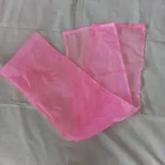 ❤️ピンク オーガンジー生地　新体操　ダンス　腰布