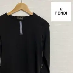 ↓値下げ中↓【FENDI】ロゴマーク 長袖 カットソー