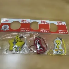 ルーニートゥーンズ　携帯クリーナー　3個セット　非売品