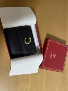 Cartier パンテール ブラック 三つ折り財布 箱付き