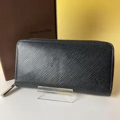 LOUIS VUITTON 新型 極美品 黒 長財布 エピ ジッピー ヴィトン