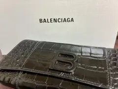 BALENCIAGA バレンシアガ　アワーグラス　コンチネンタル　長財布