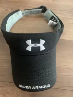 UNDER ARMOUR ブラック バイザー　フリーサイズ　アンダーアーマー