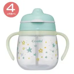 【新品未使用】Combi ラクマグ 光るはじめてストロー ベビー用マグ ほし柄