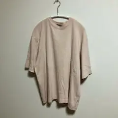 N.O.R.C ノーク　tシャツ カットソー　日本製　薄いピンク　ワイド