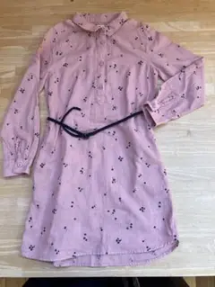 H&M 花柄長袖ワンピース 120