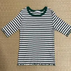 半袖ボーダーカットソー