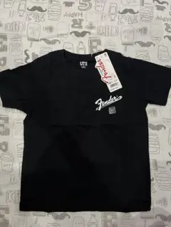 【新品・未使用】Fender ブラック Tシャツ 120サイズ ユニクロ