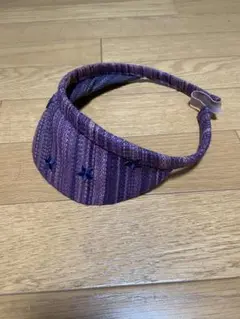 ロンハーマン購入 Nafi De Luca パープル サンバイザー