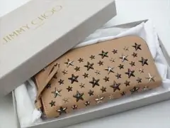 新品 *JIMMY CHOO ジミーチュウ* 長財布 星スタッズ 箱付き