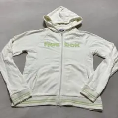 Reebok フーディーパーカー ホワイト L