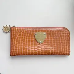 ATAO長財布 ピンクエナメル