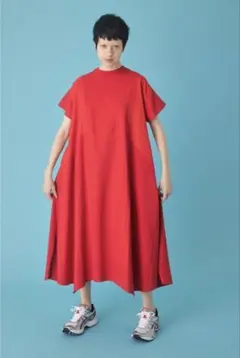 【美品】HeRIN.CYE Trapezoid switching dress