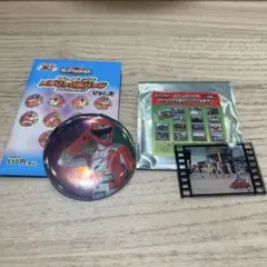 スーパー戦隊展　フィルムコマ風チャーム　メタリッ缶バッジ　ボウケンジャー