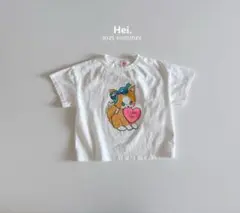 Hei 2025 summer Tシャツ ホワイト 100cm