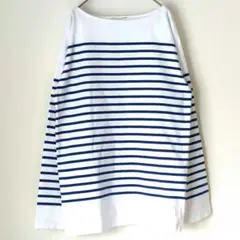 ドゥーズィエムクラス Coco Stripe T No4 ボーダー 白✕ブルー