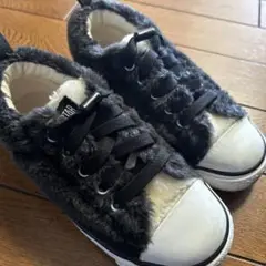 CONVERSE オールスター　ボア　 ファー付きスニーカー 19.0cm