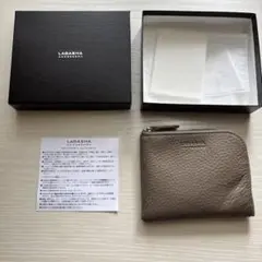 LAGASHA 二つ折り財布 ベージュ