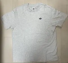 adidas グレー バックプリント Tシャツ M