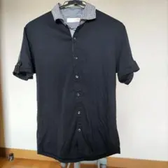 夏物最終セールTAKEO KIKUCHI escape 半袖シャツ 黒 サイズ3
