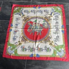 HERMES カレ90 シルクスカーフ CAPARACONS
