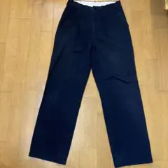 GLHEART ネイビー ワイドチノパン
