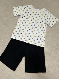 セサミストリート　パジャマ　半袖　男の子　女の子　ジーユー　130