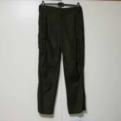 バジーレ28 大きいサイズ カーゴパンツ ダークグリーン サイズ15号