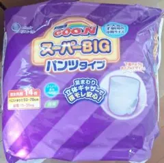 GOO.N スーパービッグ パンツタイプ 14枚入り6袋セット