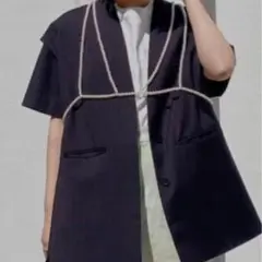 アメリTEE DOCKING LAYERED HS JACKET 黒