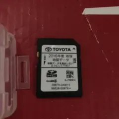 トヨタ純正ナビNSZT -W62G用2016年度秋版地図データカード