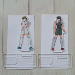 キャプテン翼 アクリルスタンド 目薬スタンド ２個セット 大空翼 日向小次郎