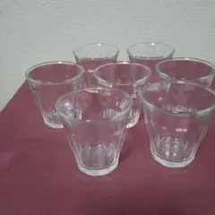 ガラスコップ 7個セット フレア型