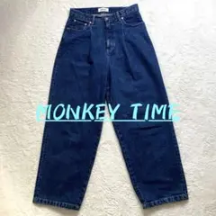 MONKEY TIME 1P WIDE PANTSデニムパンツ　サイズM