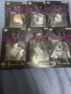 【未開封品】BLEACH 一番くじ E賞 メタルチャーム 6種セット