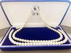 ジュエリーマキ 本真珠 2連ネックレス