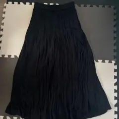 ミラオーウェン　プリーツパンツ　ブラック　Mサイズ