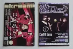 冊子 激ロック4冊 Ayasa East of Eden yama 他