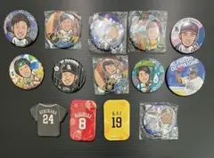 若鷹ガチャ　ソフトバンクホークス　缶バッジ