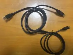 USBケーブル　2本セット　Micro B タイプB