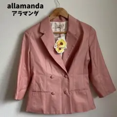 訳あり未使用★allamanda アラマンダ テーラードジャケット 日本製 M