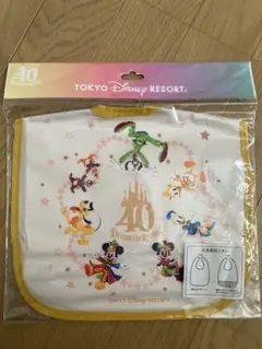 【新品】東京ディズニーリゾート 食事エプロン　40周年