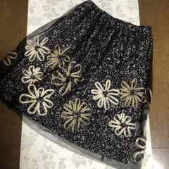 HIROKO KOSHINO＊ギャザーフレア　スカート　タグ付新品未使用品