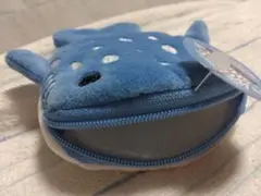 クジラ型キーケース 青　ジンベイザメ　魚　コインケース　動物　アニマル